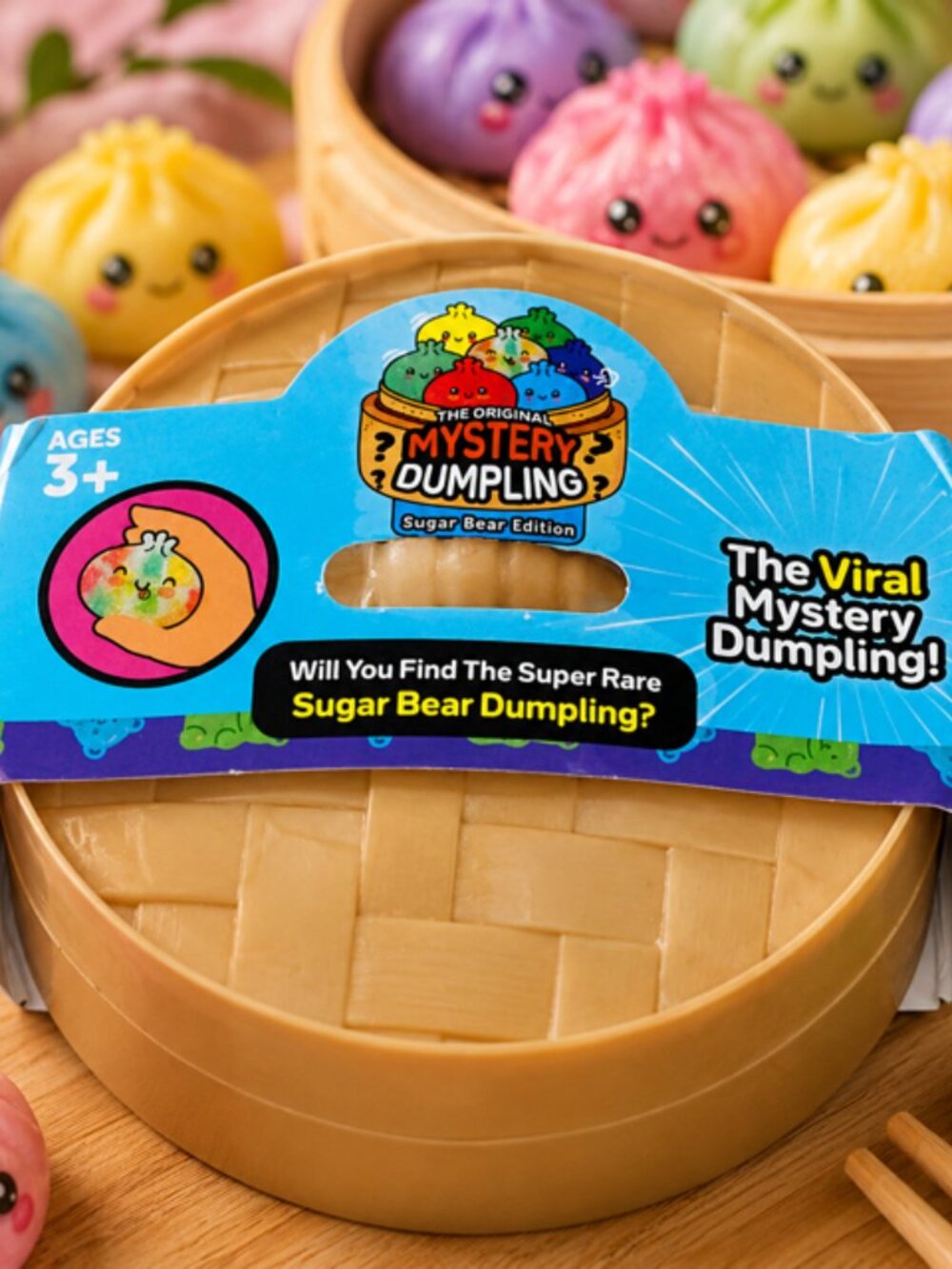 Viral Mystery Dumpling Sugar Bear Edition NWT
